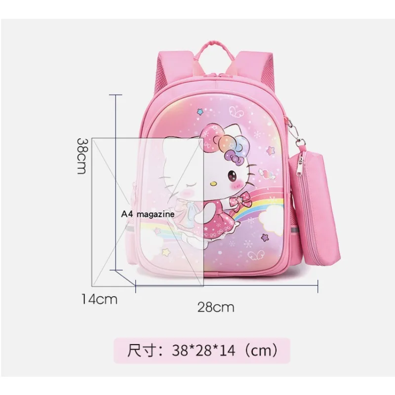 New 2024 Large-capacity Lightweight Backpack Disney Frozen Kindergarten Children\'s Schoolbag Snow Aisha Girl Princess Backpack