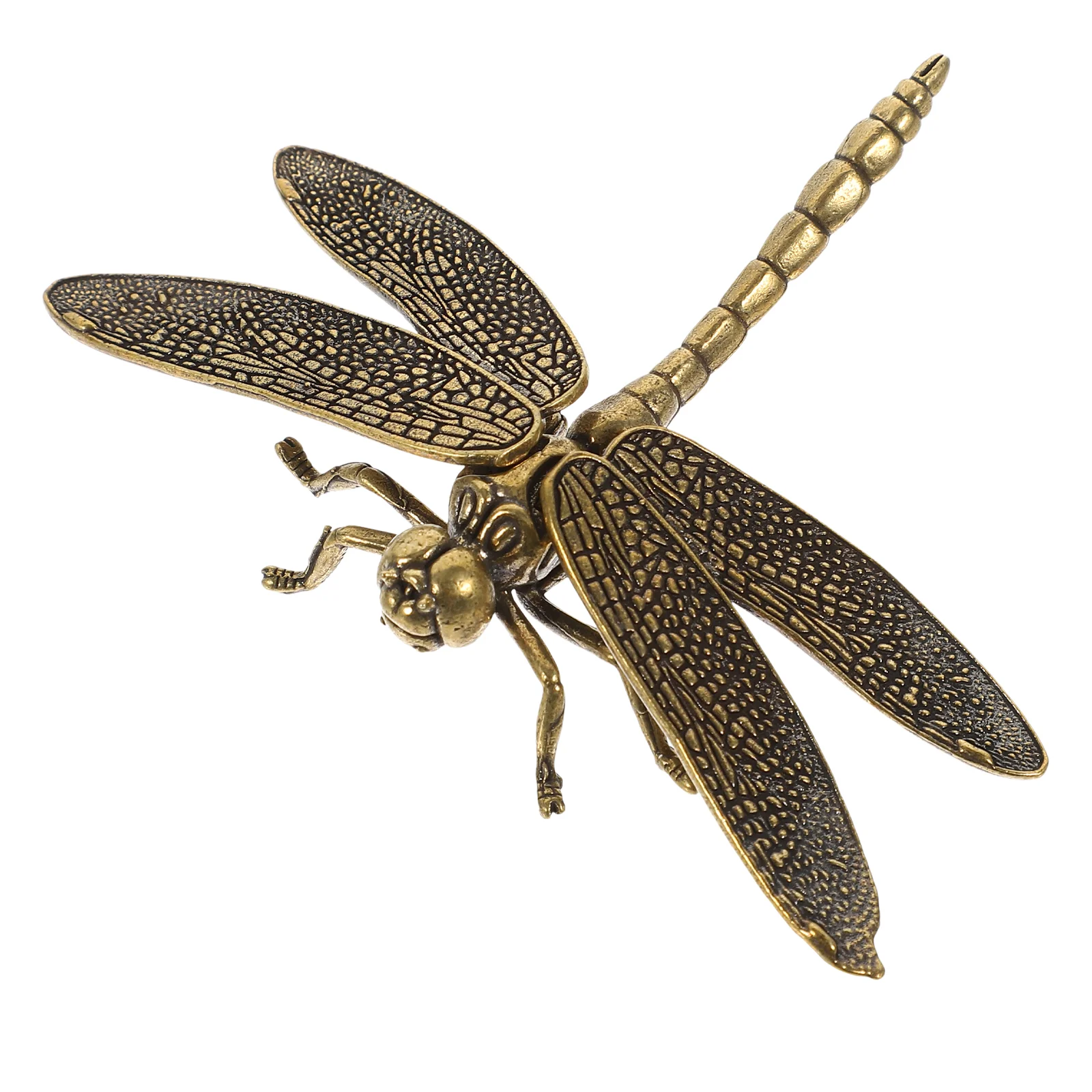 Metal Model Brass Decor Bedroom Detachable Dragonfly Desktop Copper Vivid Adorn Figurines Garden