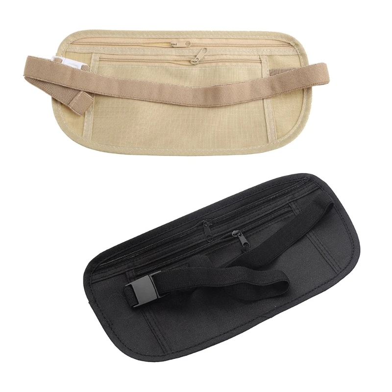 M6CF Money Belt Secure Travel Money Belt Under-cover Blocking Travel Wallet