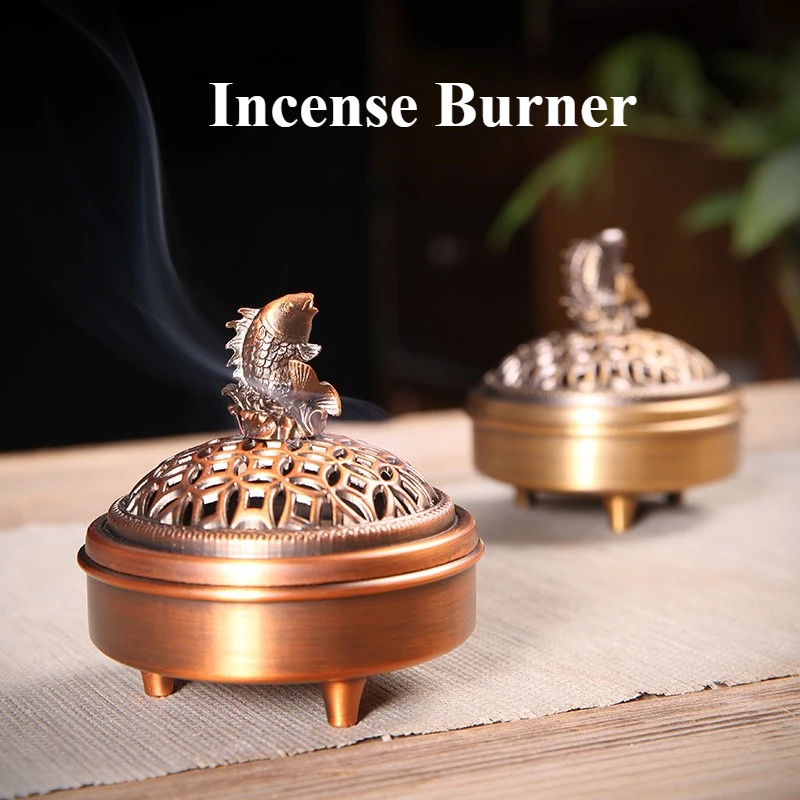 

Классическая трехногая курильница для внутреннего сандалового дерева, ароматическая палочка, порошковая печь, предметы интерьера, орнамент для церемонии благовоний