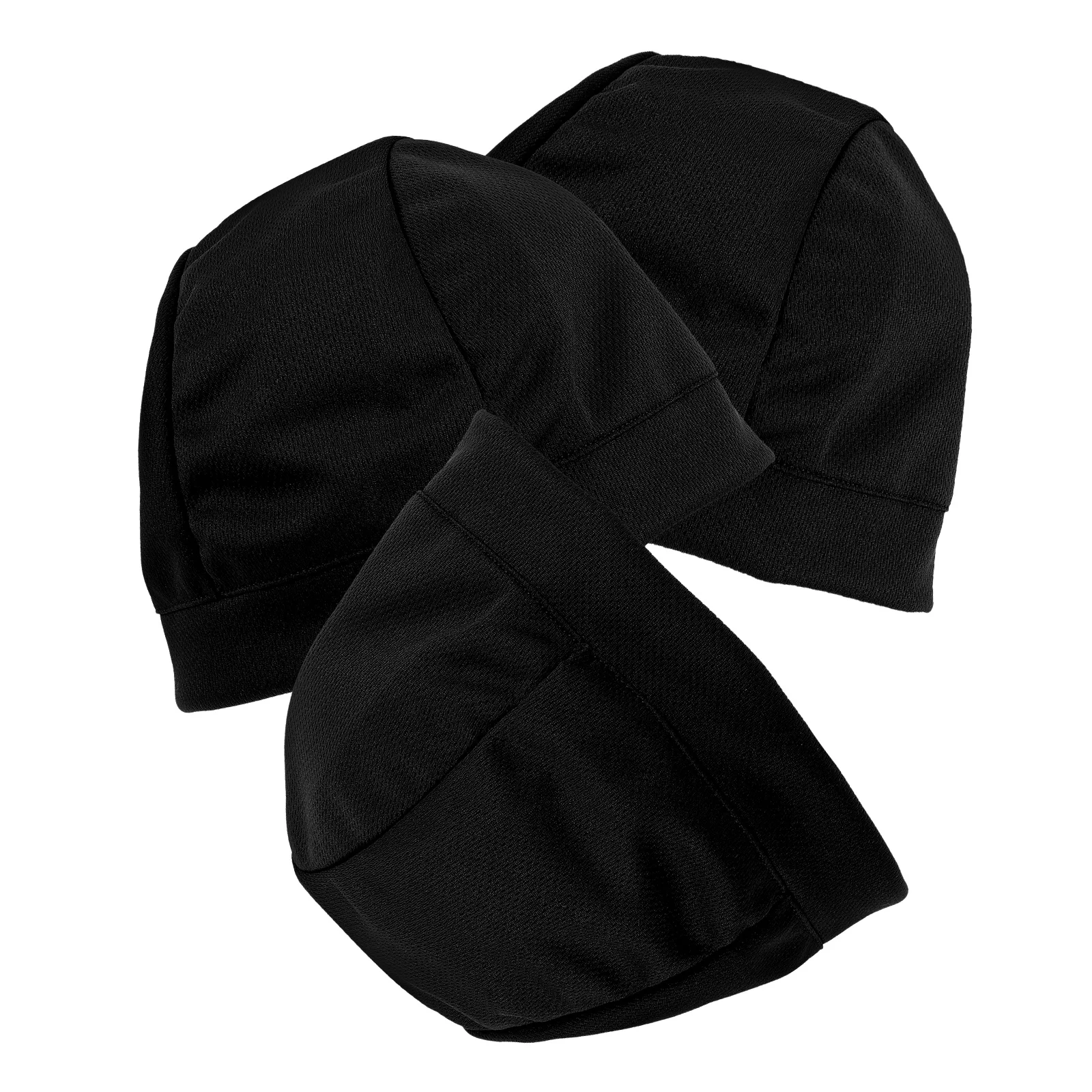 

3pcs Cycling Liner Quick Dry Sweat Absorb Inner Cap Uv Wind Resistant Stretchy Comfortable Outdoor Sports Headwear For Running