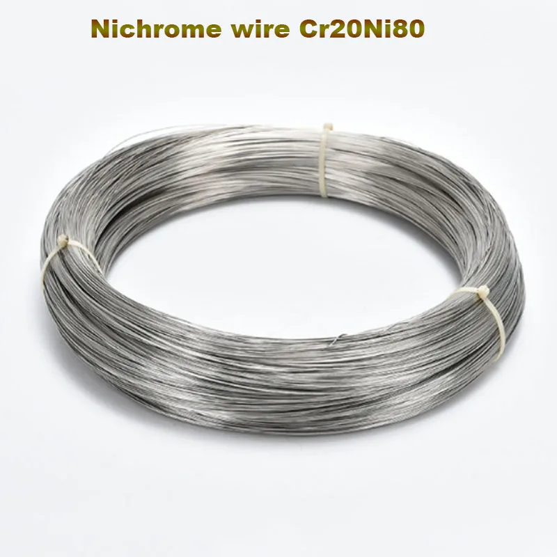 

10/20Meters high-quality Nichrome wire Cr20Ni80 Heating wire Resistance wire Alloy heating yarn Diameter 0.1mm-0.8mm