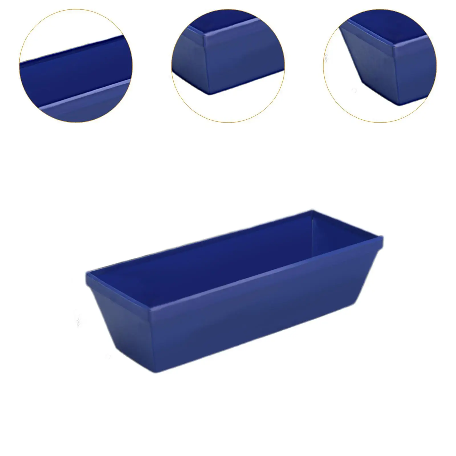 Drywall Mud Pan with Scraping Strips Easy Maintenance Lightweight Accessory