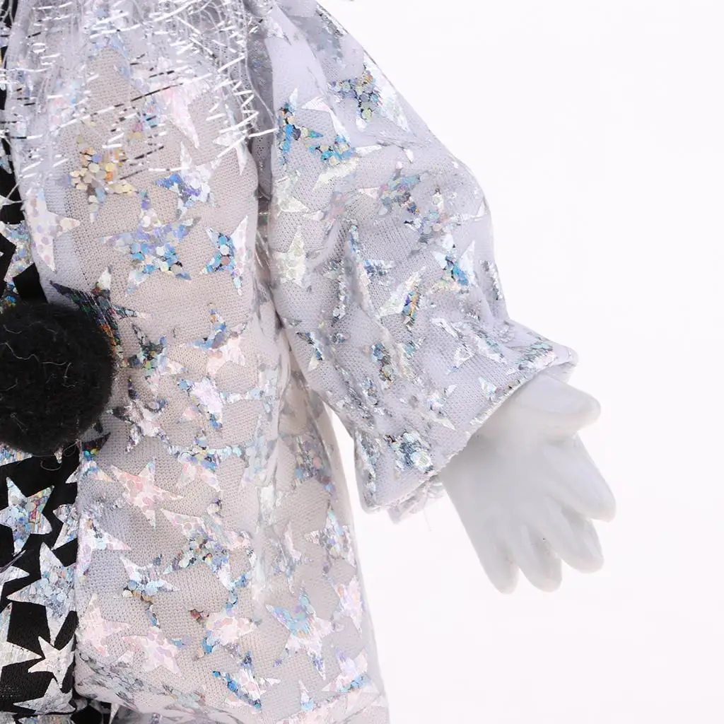 

Коллекционные фарфоровые куклы-клоуны для Хэллоуина, модель для домашнего декора и аксессуары для кукольных домиков