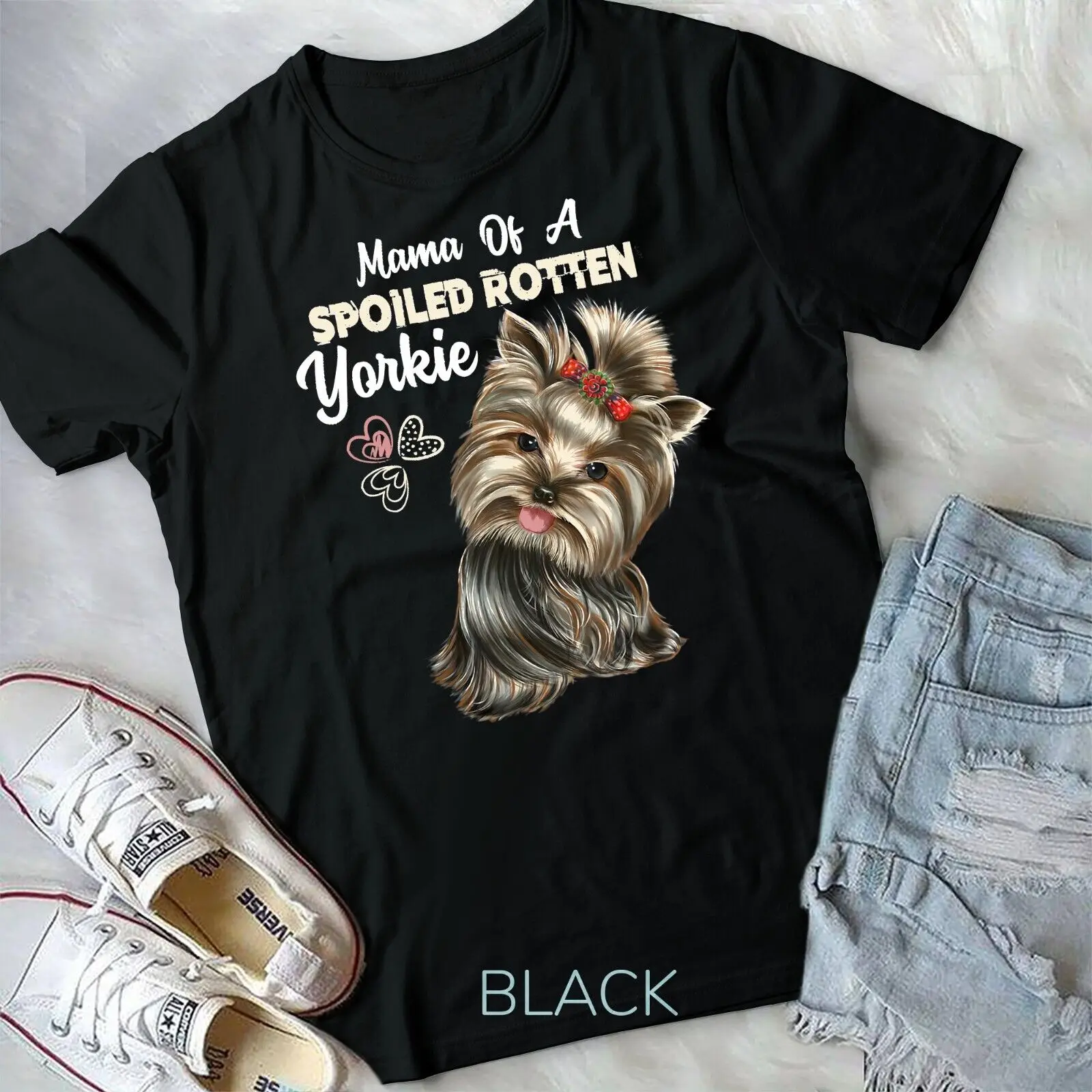 

Yorkie shirt - Yorkie Mom, Dog Lover Gift Unisex T-shirt