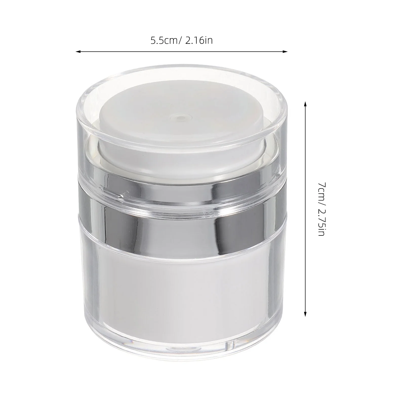 2 قطعة زجاجة محلول الضغط حاويات السفر المتينة مانعة للتسرب كريم موزع مضخة كريم جرة حاويات السفر لمستلزمات التجميل