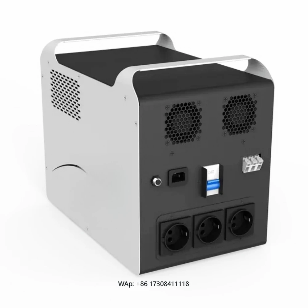 1KW Portable Solar Power Station with 1KWH LifePO4 Battery Wireless Charging Controller