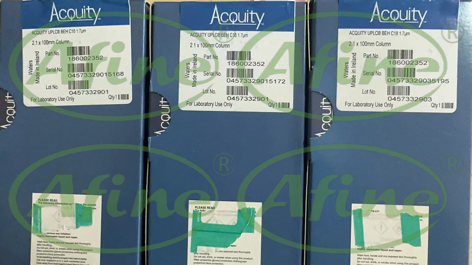 AFINE Waters 186002352 ACQUITY UPLC BEH C18 Column, 100 mm x 2.1 mm x 1.7 µm