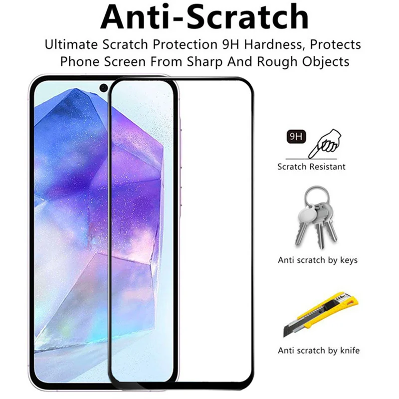 9d glass, screen protector for samsung a55 5g tempered glass film samsung a 55 camera protection a55 5g samsung galaxy a55 glass