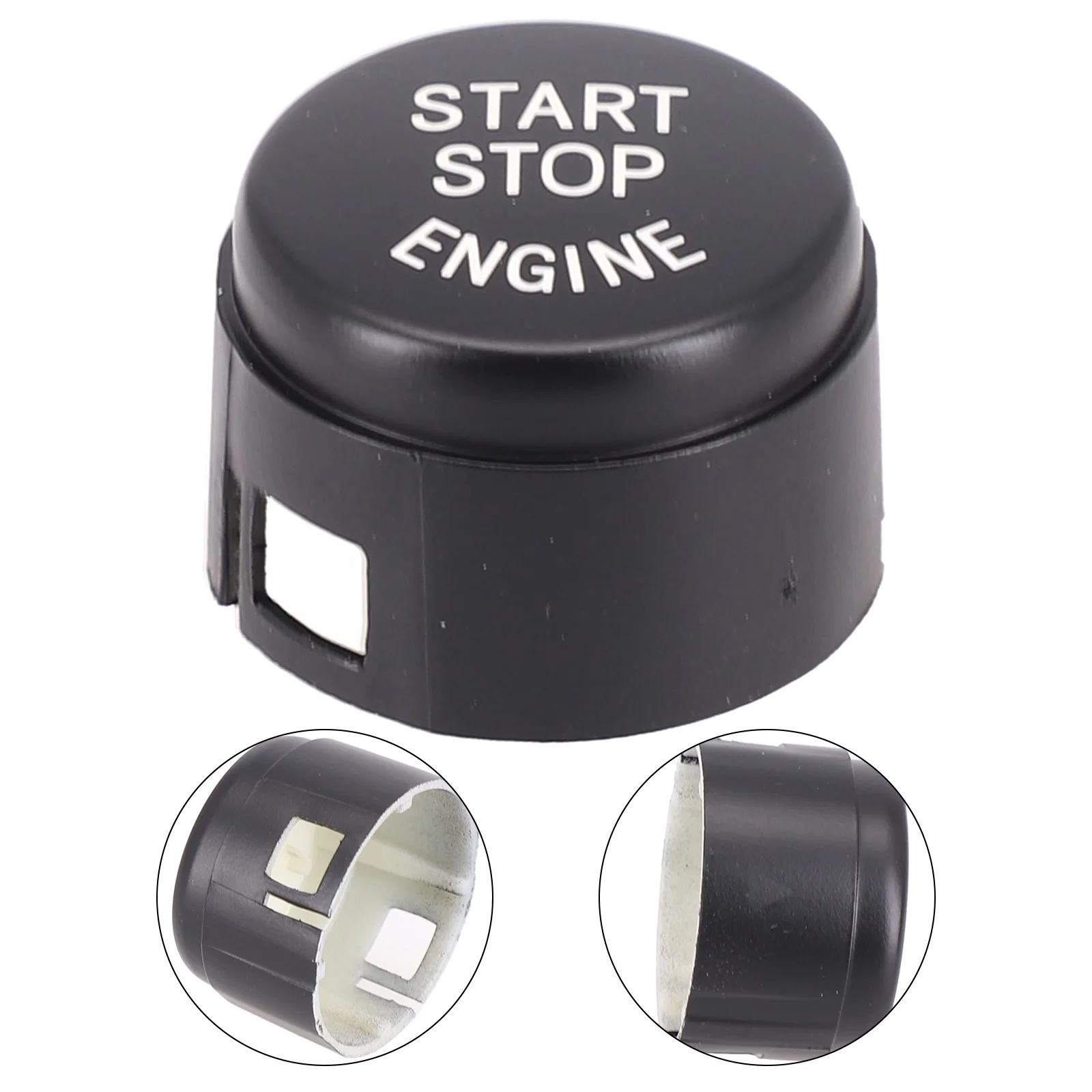 

For BMW 5/6/7 Series F01 F02 F10 F11 F12 2009-13 Start Stop Engine Button Switch Cover 61319153832 Replacement Car Part