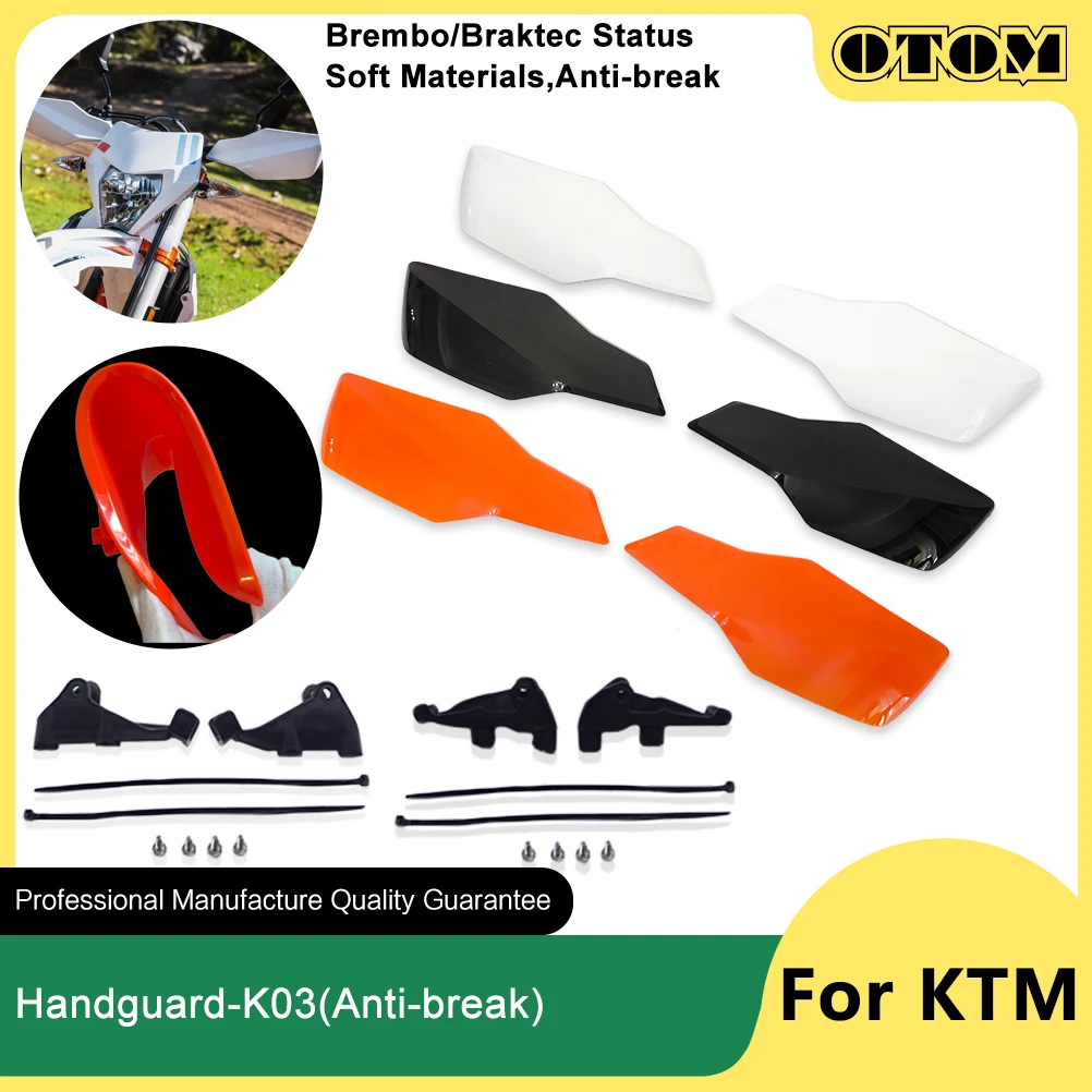 OTOM 2024 Motorcycle Handguard Handlebar Enduro Protector Hand Guards For Brembo Braktec Hydraulic Brake Clutch EXC EXCF FC FE