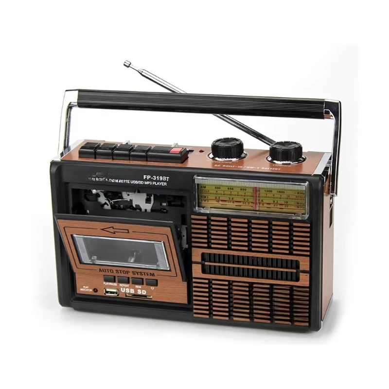 Retro portable FM AM southwest 1-2 band cassette recorder