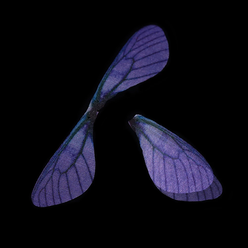 

50pcs Artificial Dragonfly Wings Decor for Handmade Earrings Jewelry Making Supplies Novel Wing Shape Durable Material Great