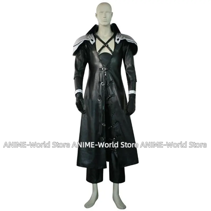 Final Fantasy VII 7 Sephiroth Deluxe Edition Cosplay Uniform Suit Full Set Men's Halloween Costumes Custom-made Express Shipping