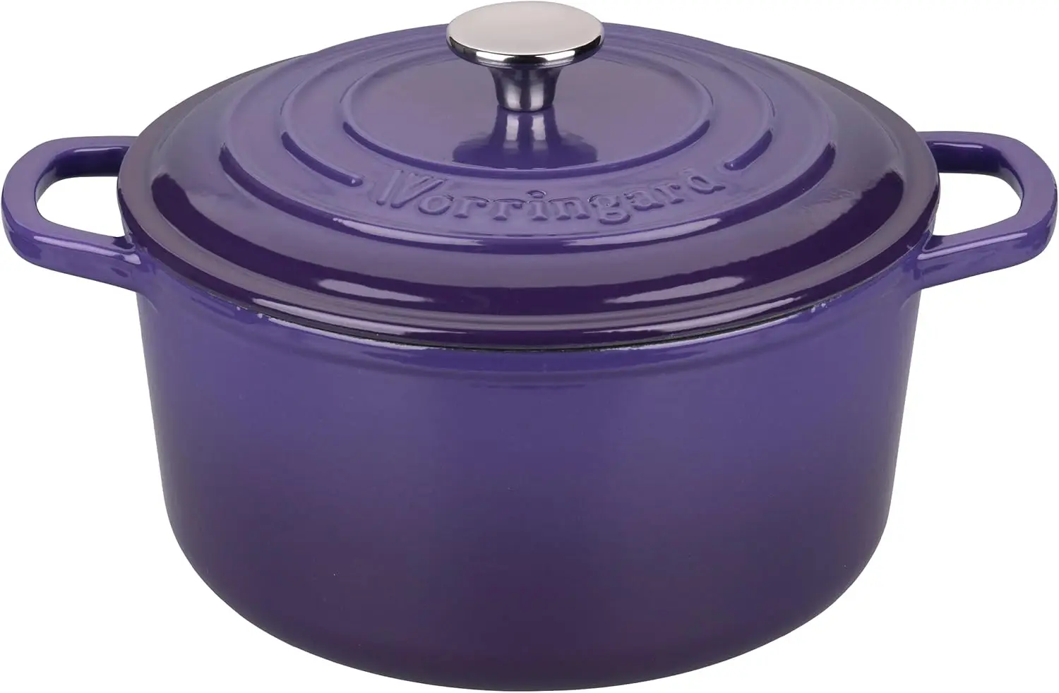 

Enameled Cast Iron Dutch Oven Pot with Lid, for Sourdough Bread Baking, Round Dutch Ovens, 6 Quart, Purple