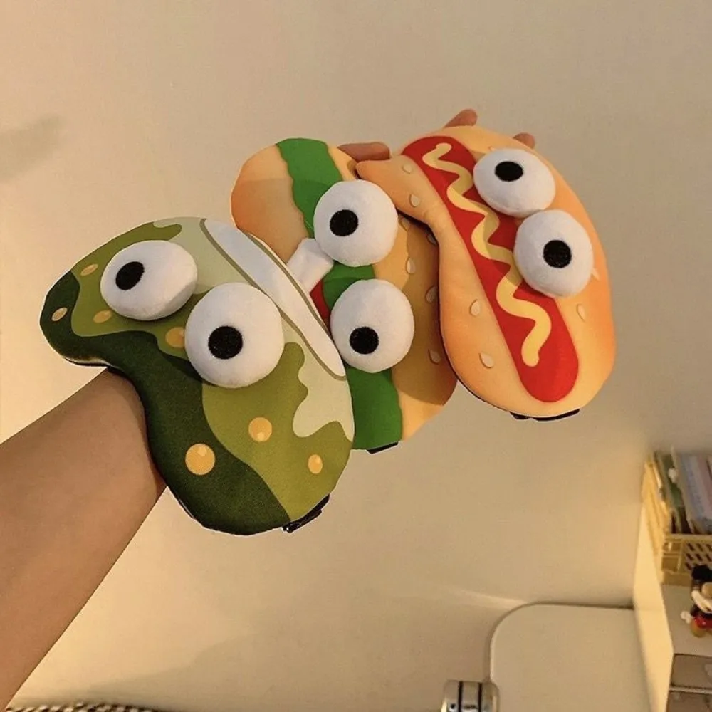 Lovely Cartoon Sleep Eye Mask Soft Skin-friendly Sleep Mask Breathable Shading Sleeping Eye Cover Dream Night