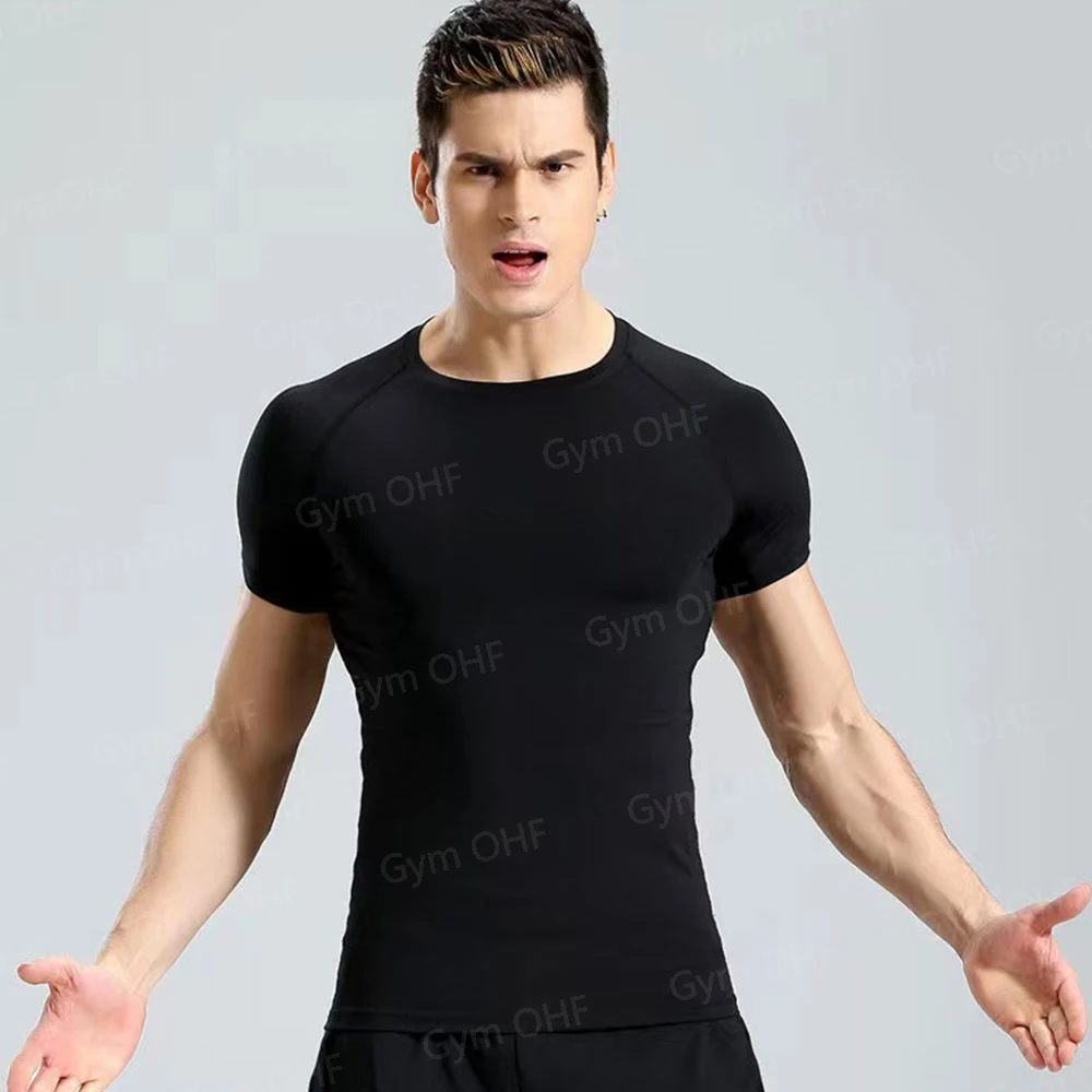 High Quality Men T Shirt Tops Lightweight Rashguard Running T Shirt Men Quick Dry Fitness Shirts Training Clothes Gym Sports Tee