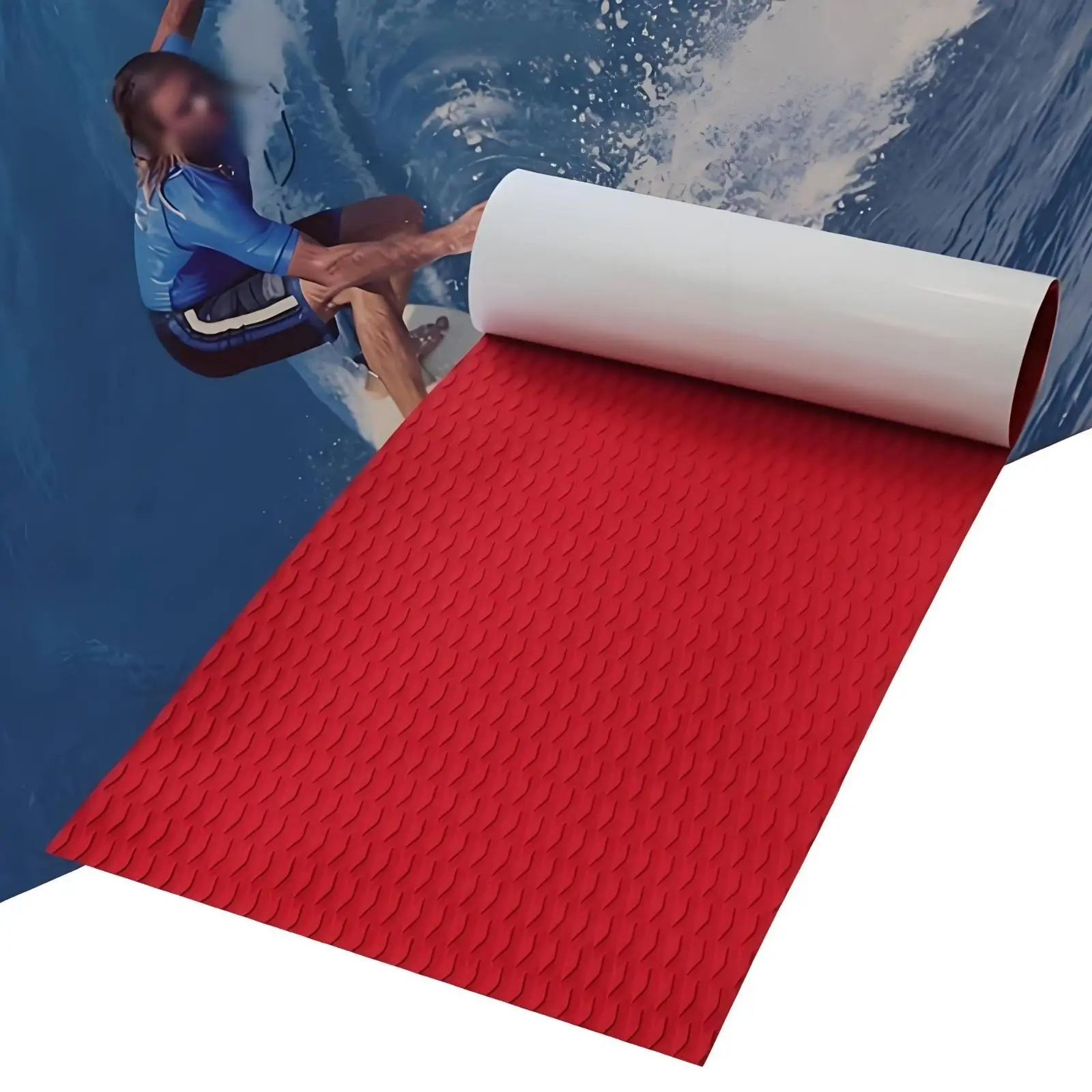 EVA Foam Deck Pad Waterproof Traction Pad Easy to Cut Trimmable EVA Deck Sheet