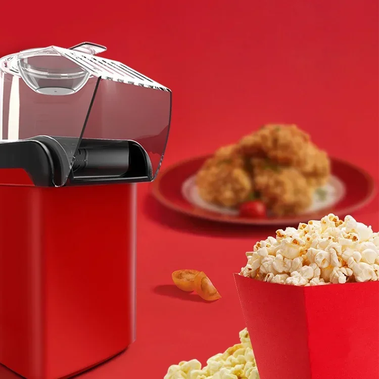 Electric Popcorn Maker for Household, 360 Degree Heating Short Time Popcorn Machine, Compact size does not take up space