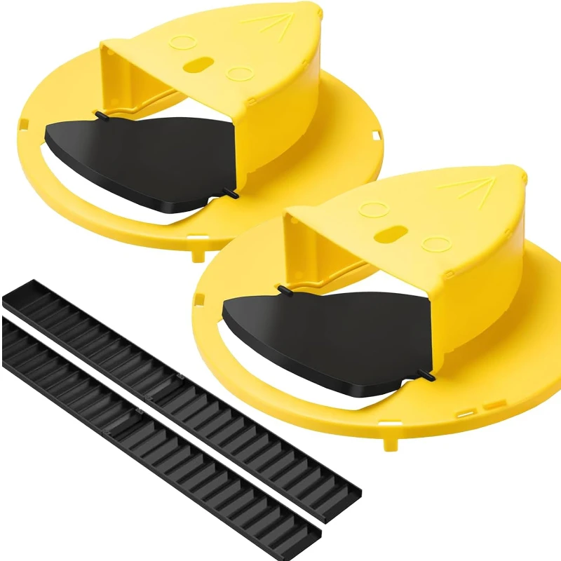 

Mouse Traps, Rat Trap, Mouse Bucket Trap, Mouse Traps Indoor for Home, Automatic Reset Trap Bucket lid, Humane Mouse Trap