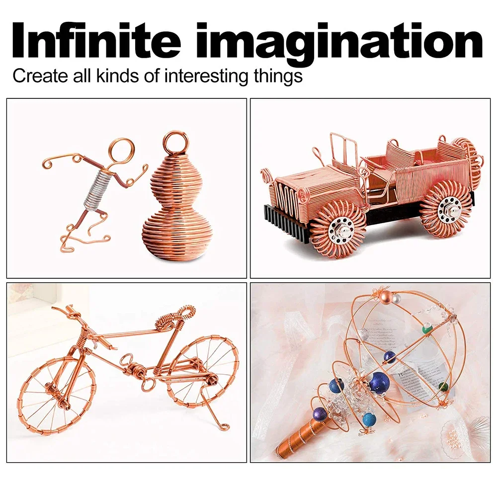 1 متر سلك نحاسي عاري سلك نحاسي نقي T2 لفائف نحاس سلك نحاسي موصل سلك عاري قطر 4 مللي متر متعدد الأغراض #3