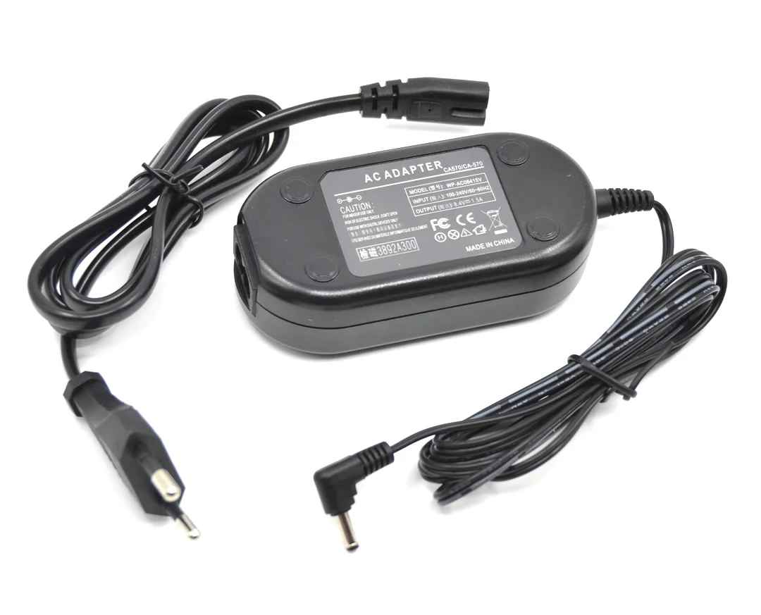 CA-570 CA-570K CA570K AC Power Adapter for Canon Elura 60 65 70 80 85 90 100 Optura S1 40 50 60 DC10 DC20 DC50 DC95 DC100 Camera