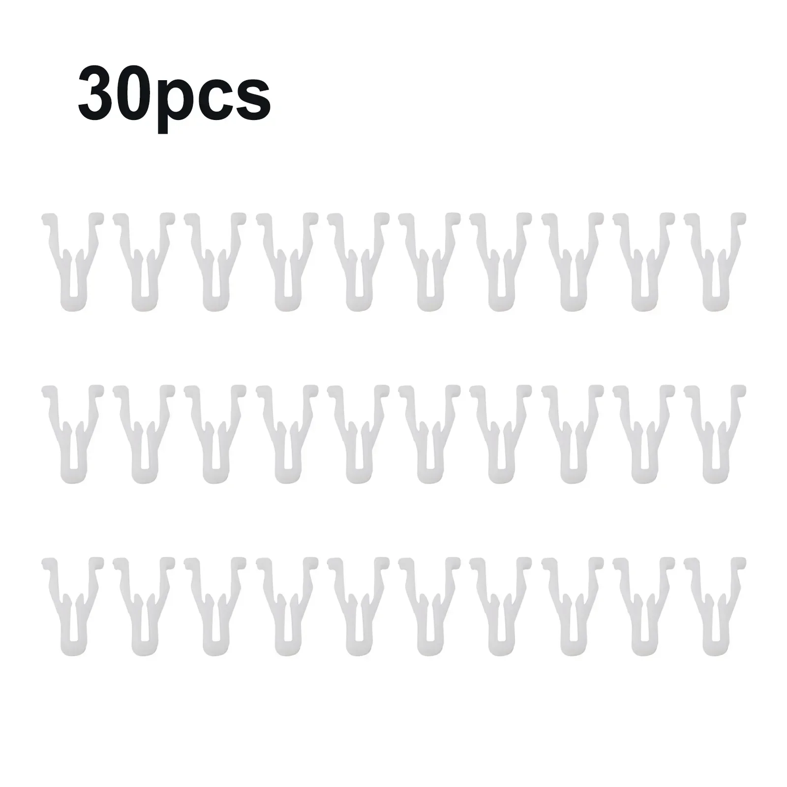 30pcs White Plastic Nylon Switch Bezel Clip Fastener For Toyota For 4Runner For Lexus Car Interior Accessories