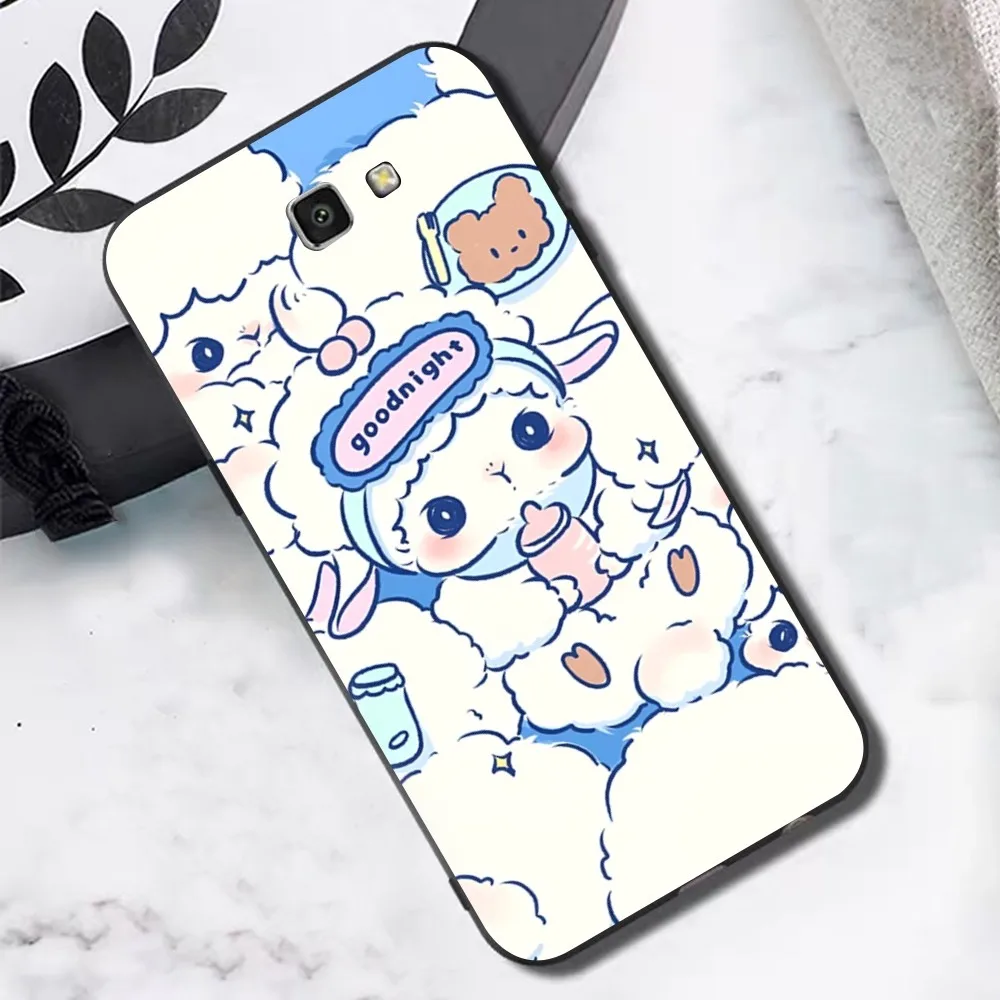 Cute Cartoon Little L-Lamb Phone Case For Samsung S 9 10 20 21 22 23 30 23 24 Plus Lite Ultra FE S10lite Fundas