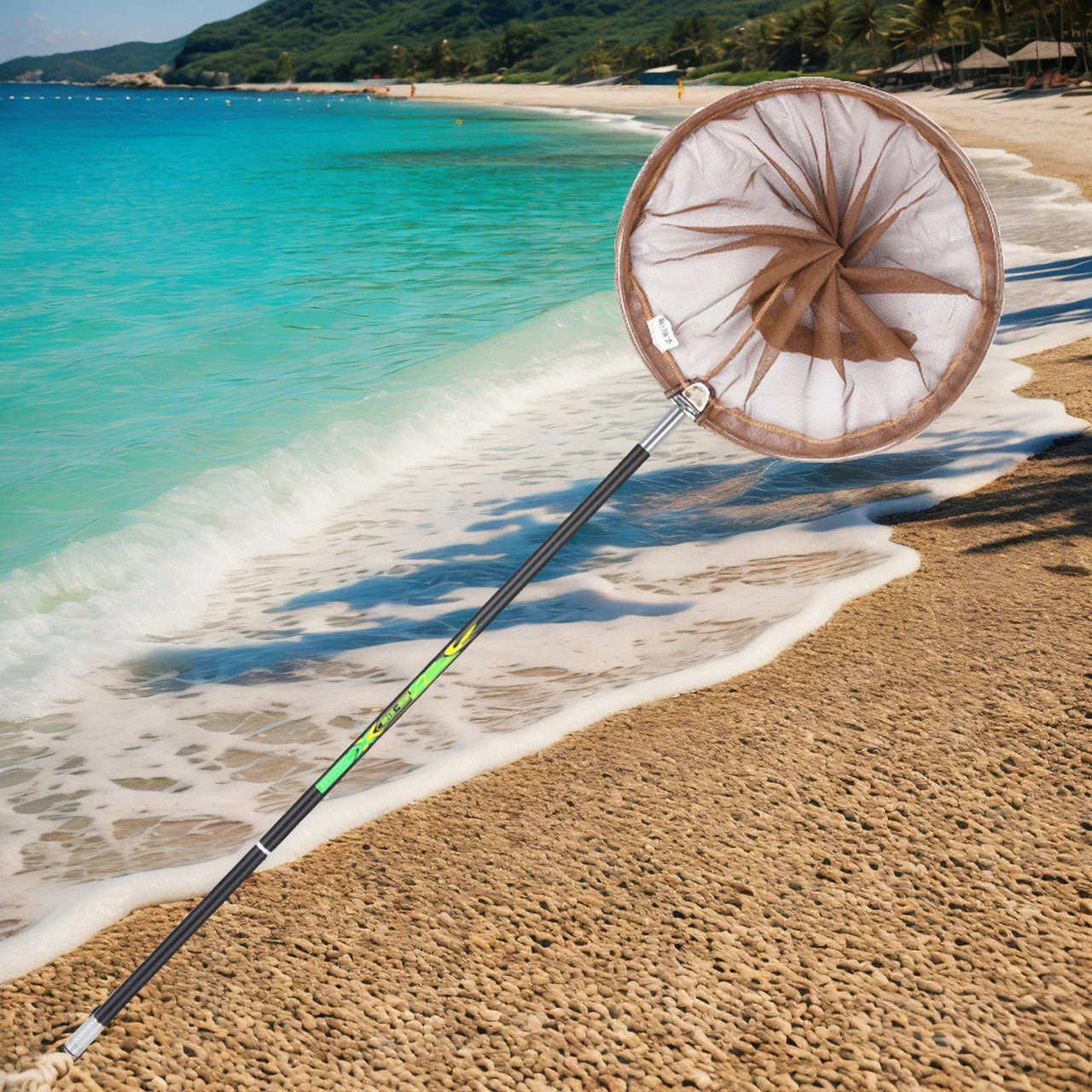 

Carp tackle Net Cast Keepnet Landing mesh Sea Mesh nets Goods frame tool gear Freshwater rubber tools three-wall Wire