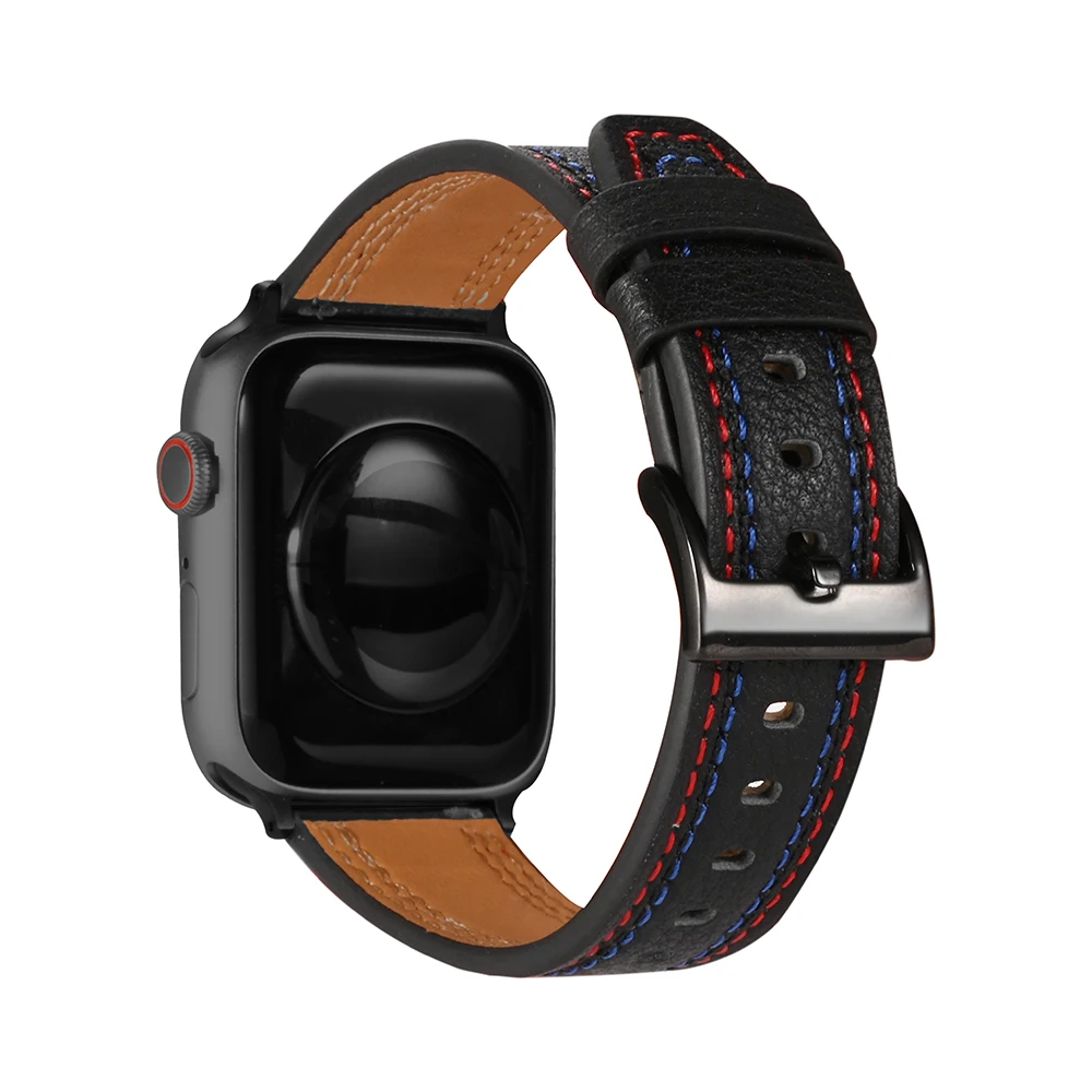 Cinturino in pelle Premium per Apple watch Ultra 8 7 49mm 45mm 41mm 6 5 SE 44mm 40mm cinturino indossabile alla moda per iwatch3 42mm 38mm