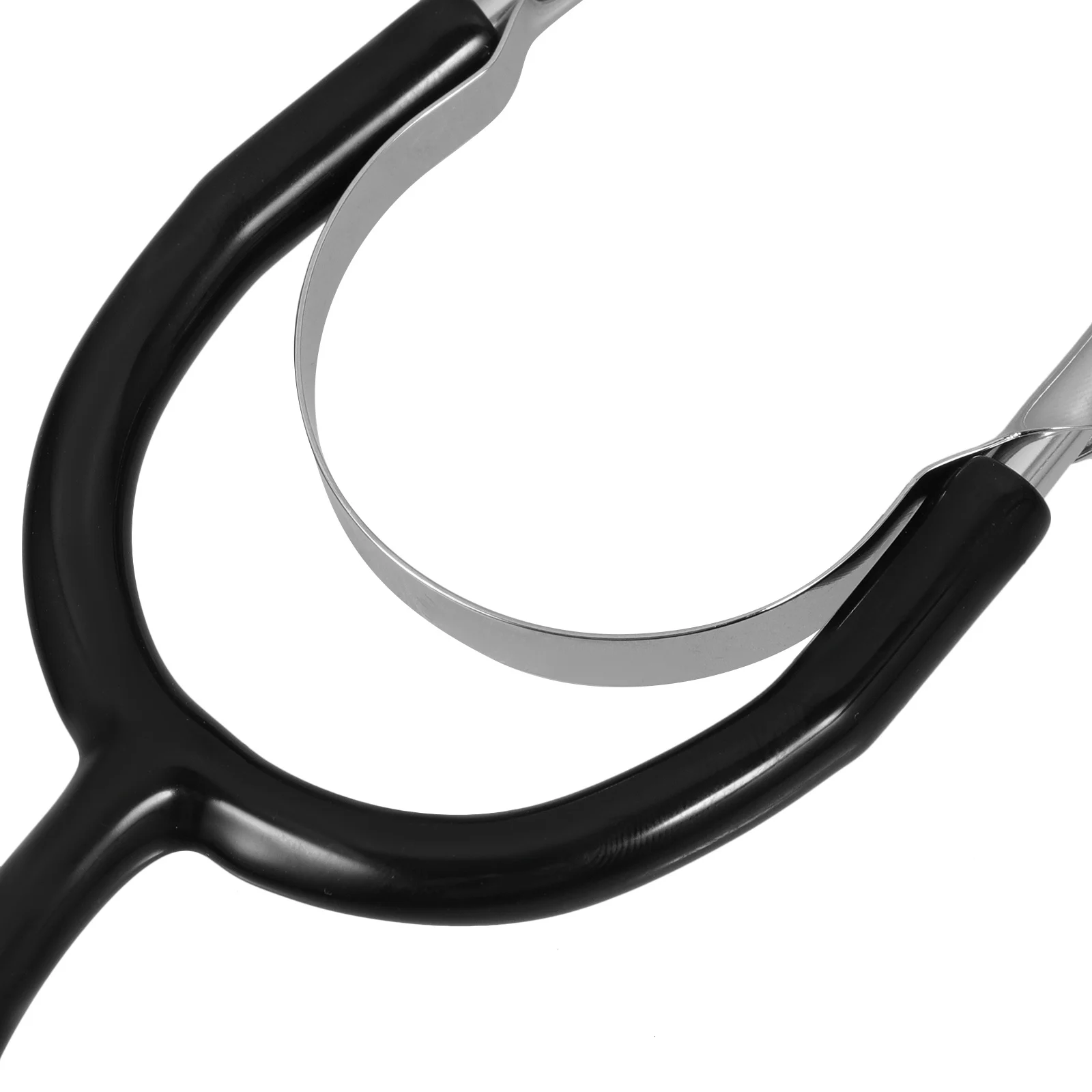 Estetoscopio negro para niños, equipo médico de simulación, juego educativo de simulación para niños, desarrollo de creatividad, 1 Uds.