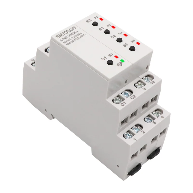 Tuya WIFI 5 isolated channels 5 gang smart switch Without Extension switch Smart Timer Remote Control Voice control