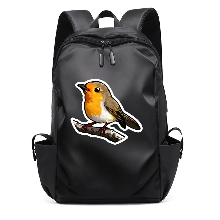 

Waterproof Men's Business Laptop Backpack College School Backpack Boy Girl Book Bags United Kingdom National Bird Pattern Print