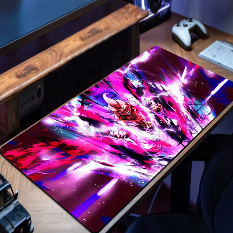 

Mouse Pad Office PC Accessories Dragon Ball Majin Buu Extended Pad Anime Pattern Desk Mat Anti-slip Rubber Mousepad Gaming Mats