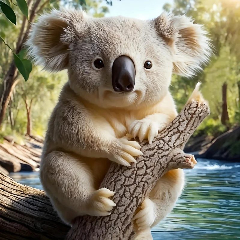 3D рельефная силиконовая форма с изображением коалы, цилиндрическая свеча, сделай сам, милая форма из смолы с коалы для украшения мебели, гипсовые украшения