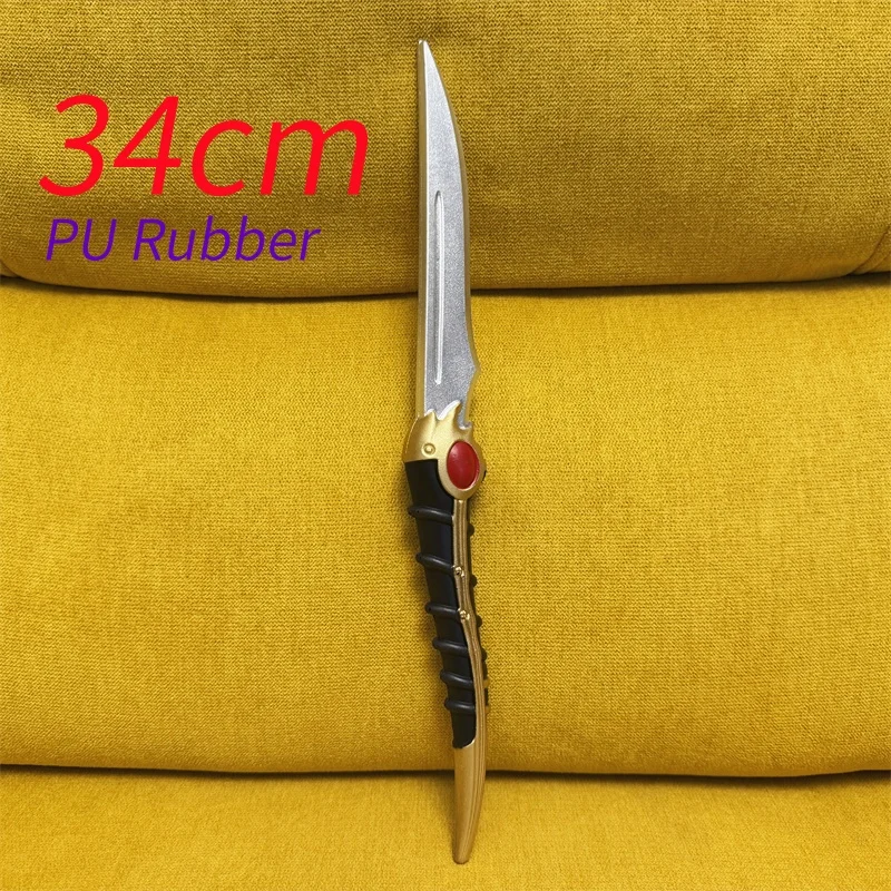 القرون الوسطى سكين خنجر الدعائم السيف تأثيري الأسلحة هدايا الهالوين ألعاب في الهواء الطلق نموذج السلامة بولي PU ألعاب مطاطية