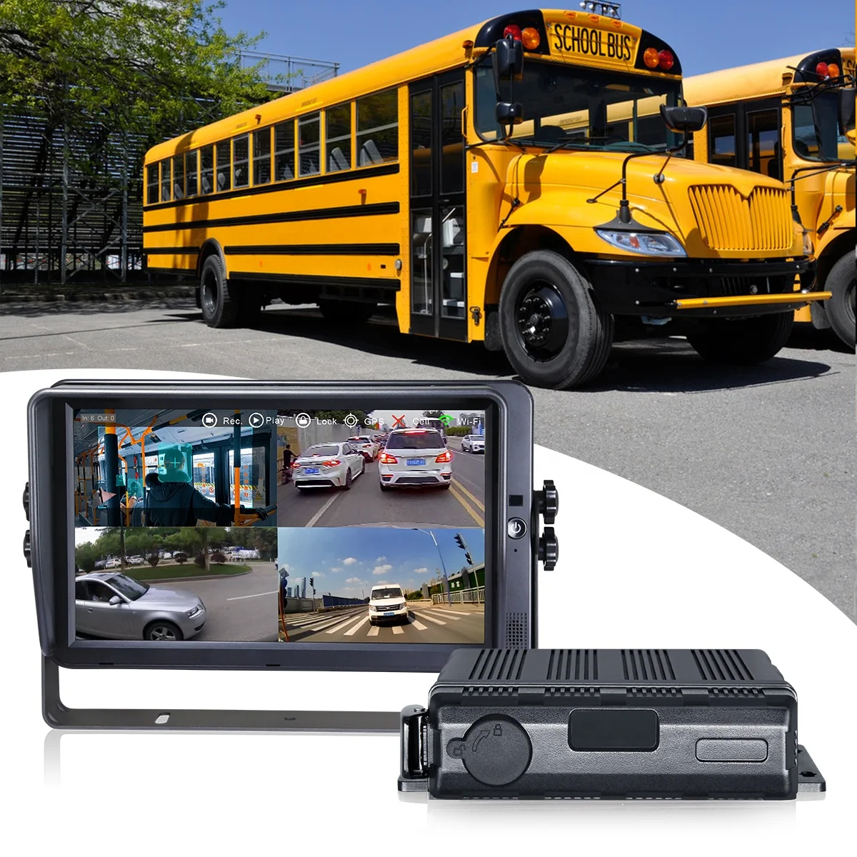 

STONKAM Hot Sell Ahd Hd Hdd 1080P Wifi MDVR 4G Gps ADAS DMS Recorder People Counting For Bus