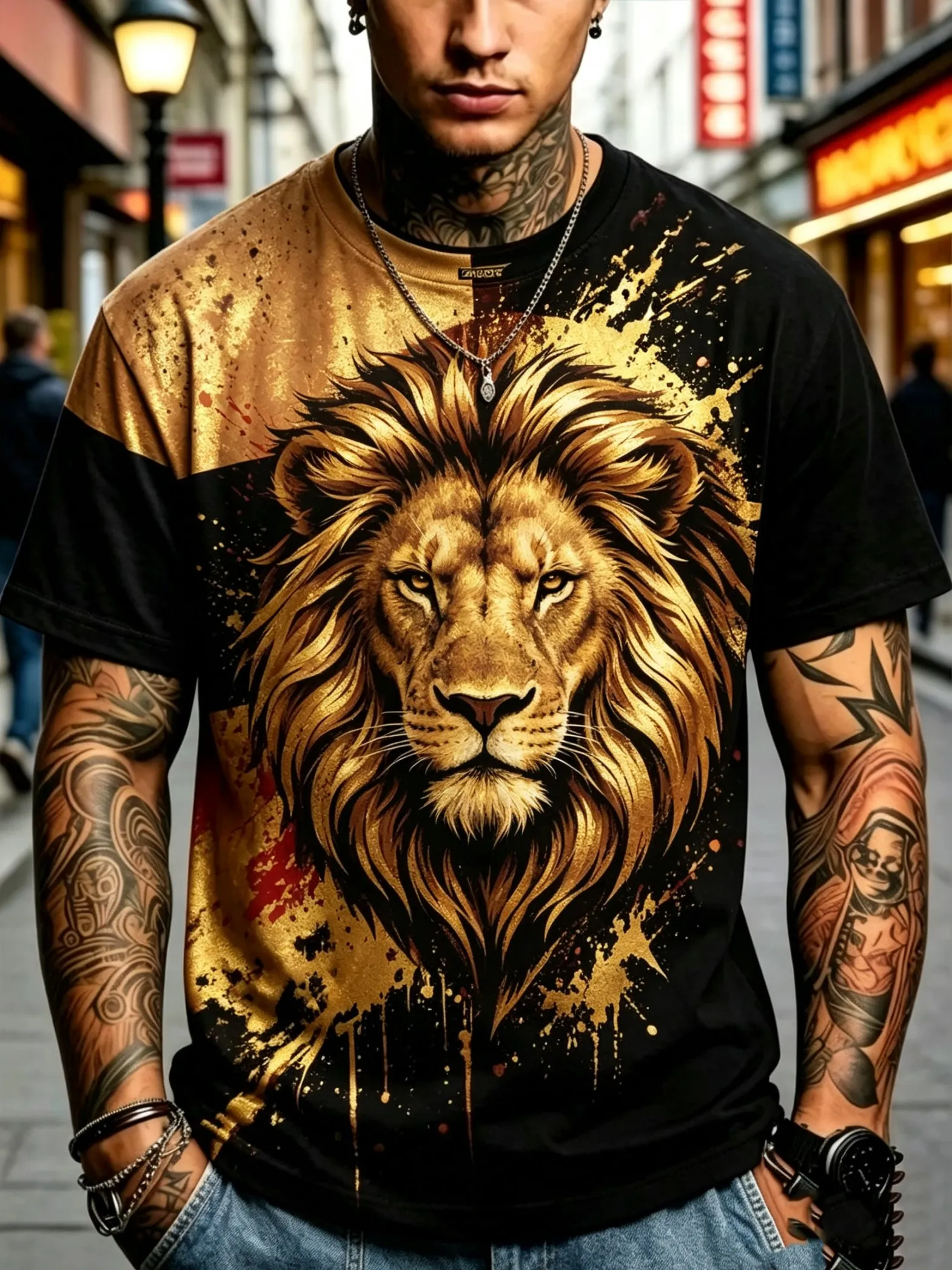 Men's Clothing 3D Print T-shir - đánh giá và giá Summer Clothing Affordable
