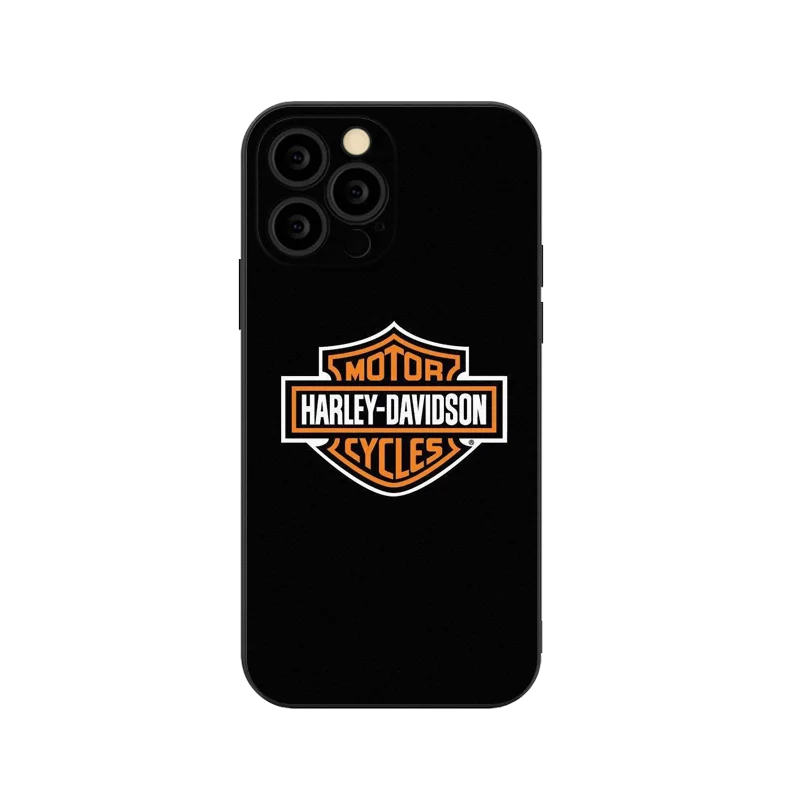 حافظة لهاتف Harley Davidson مخصصة لهاتف iPhone 16 15 13 14 11 12 Pro Max 12 Mini 7 8 XR XS 16 Plus 15Pro MAX غطاء شل #4