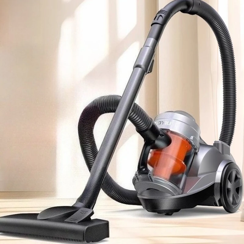 Vacuum cleaner household small horizontal high power light sound and large suction one-button take-up industrial vacuum cleaner
