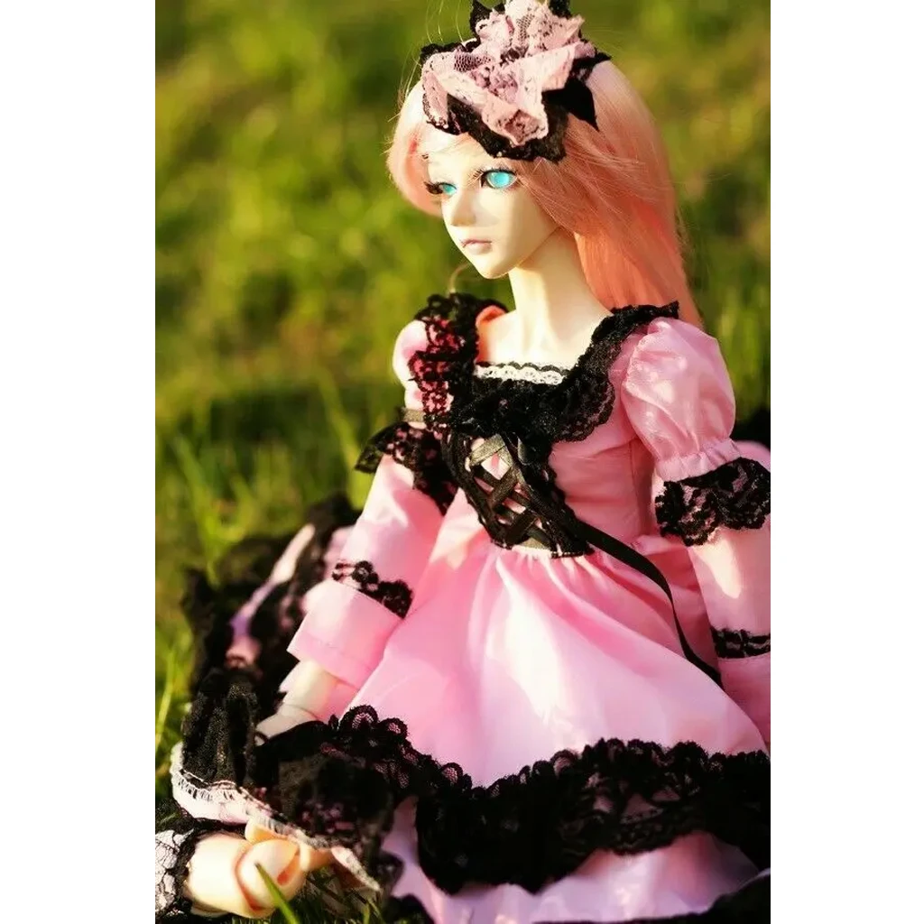 

[wamami] 142# Pink White Black Lace Dress/Suit For 1/4 MSD 1/3 SD DZ AOD BJD Dollfie