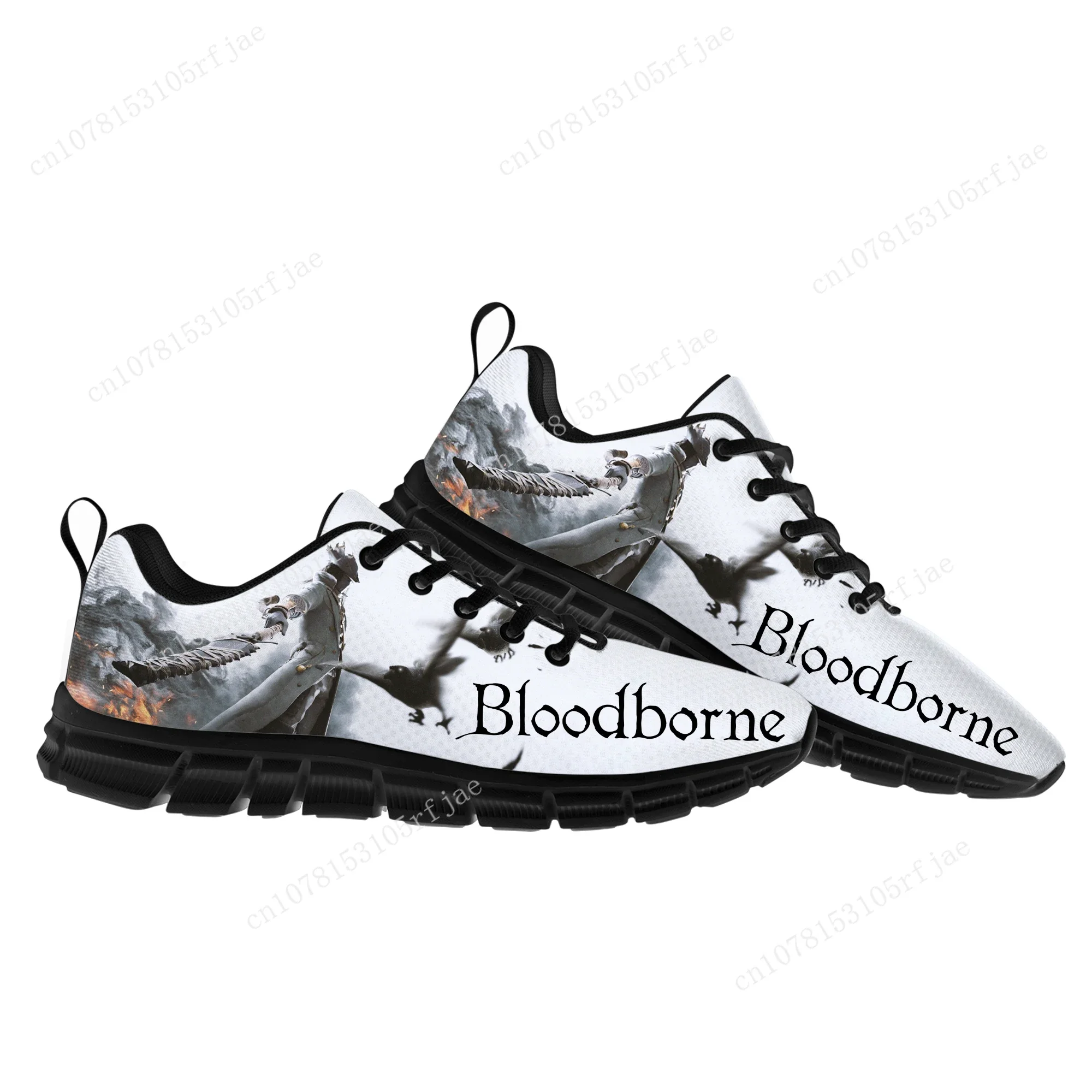 Bloodborne Sports Shoes Hot Cartoon Game Mens Womens Teenager Children Sneakers Fashion High Quality Sneaker Custom Built Shoes