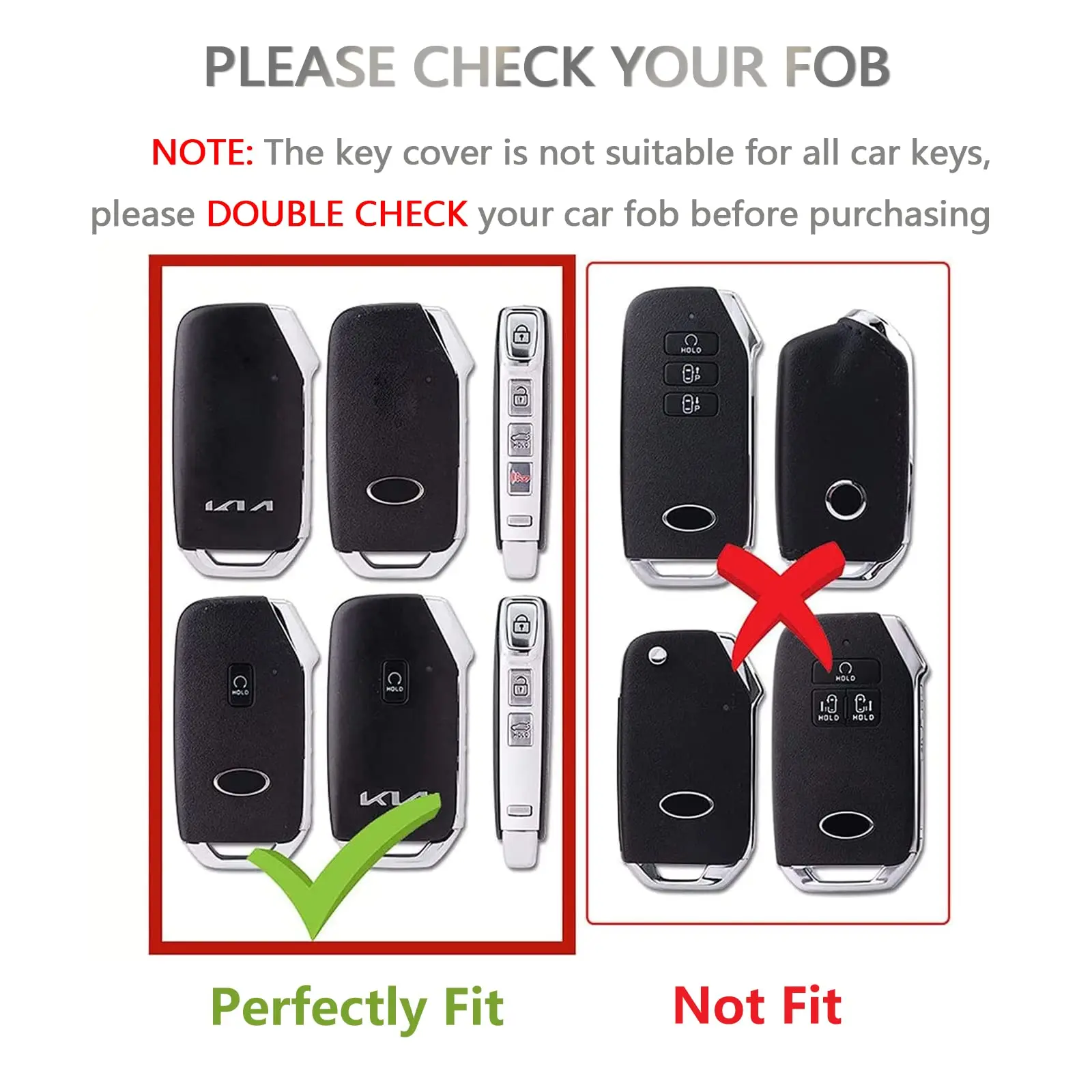 5 Button Key Fob Cover Case Holder for Kia Ceed Cerato Forte NIRO Seltos Sorento Soul Sportage Telluride K5 Remote Key Protector