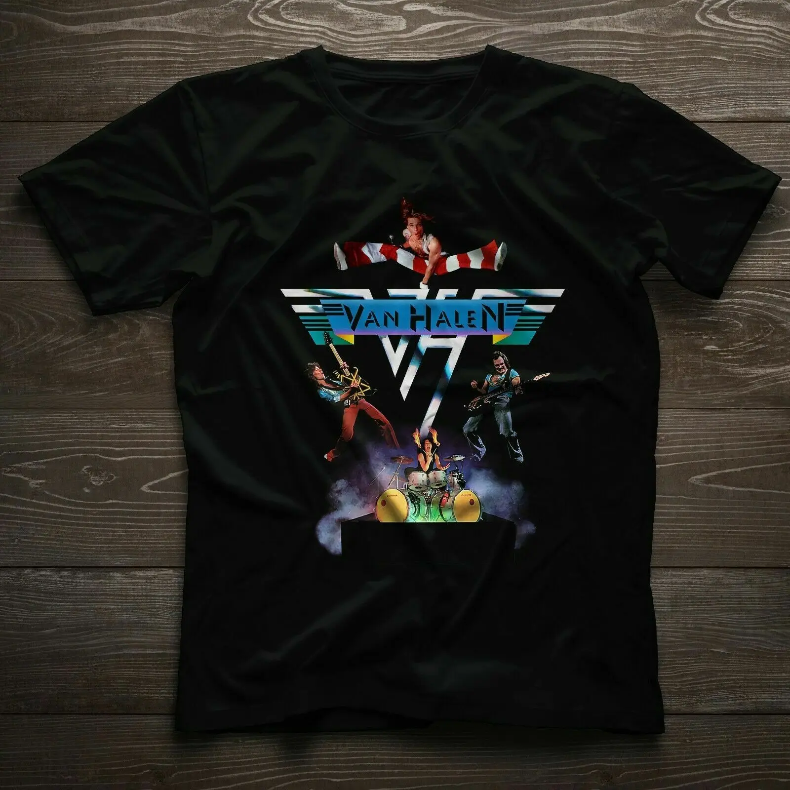 Hot Nieuwe! Eddie Van Halen Ii 40th Anniversary Eerbetoon Zwart T-shirt S-3XL