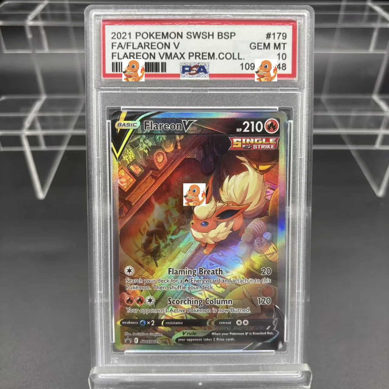 لتقوم بها بنفسك 1 قطعة بوكيمون PTCG PSA N خطة Victini الساطع Mewtwo التحكم الذاتي جمع التوقيع التداول بطاقة فلاش أنيمي الكرتون هدية #3