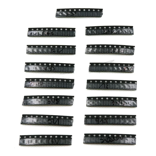 15values*10 pcs=150pcs SOD-123 1206 0.5W Zener diode SMD package KIT 3V~24V 1N4148