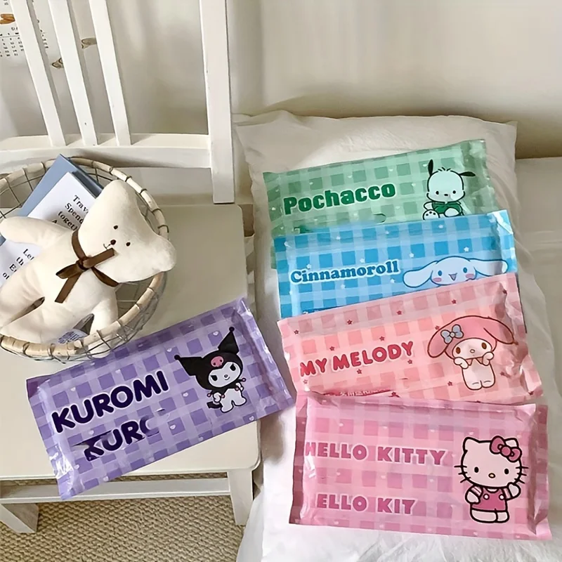 30pcs Sanrio Kuromi Reusable & Adorable Cartoon Trash Bags Waterproof & Leakproof Multi-Purpose for Home Kitchen Bathroom Cars