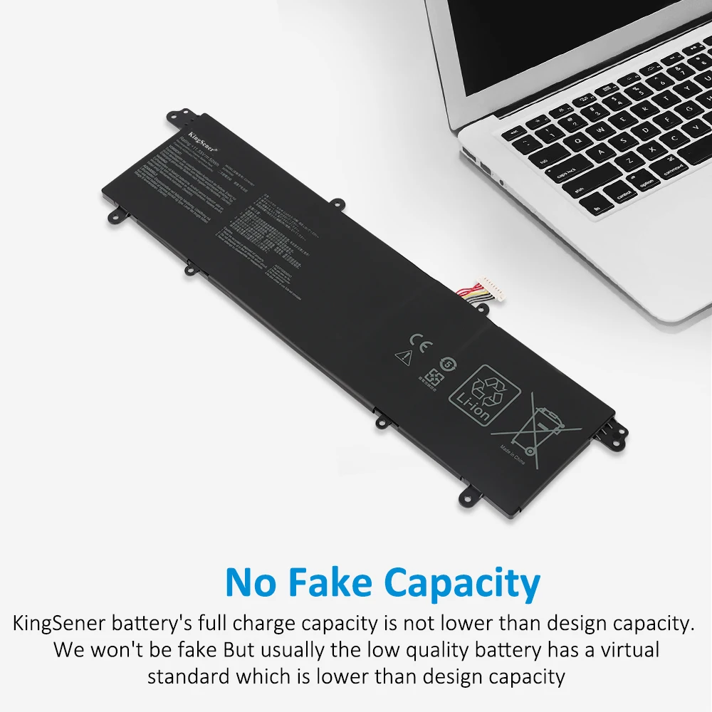 KingSener C31N1821 Laptop Battery For ASUS ZenBook S13 UX392 UX392FA UX392FN UX392FN-XS71 0B200-03210100 11.55V 50WH