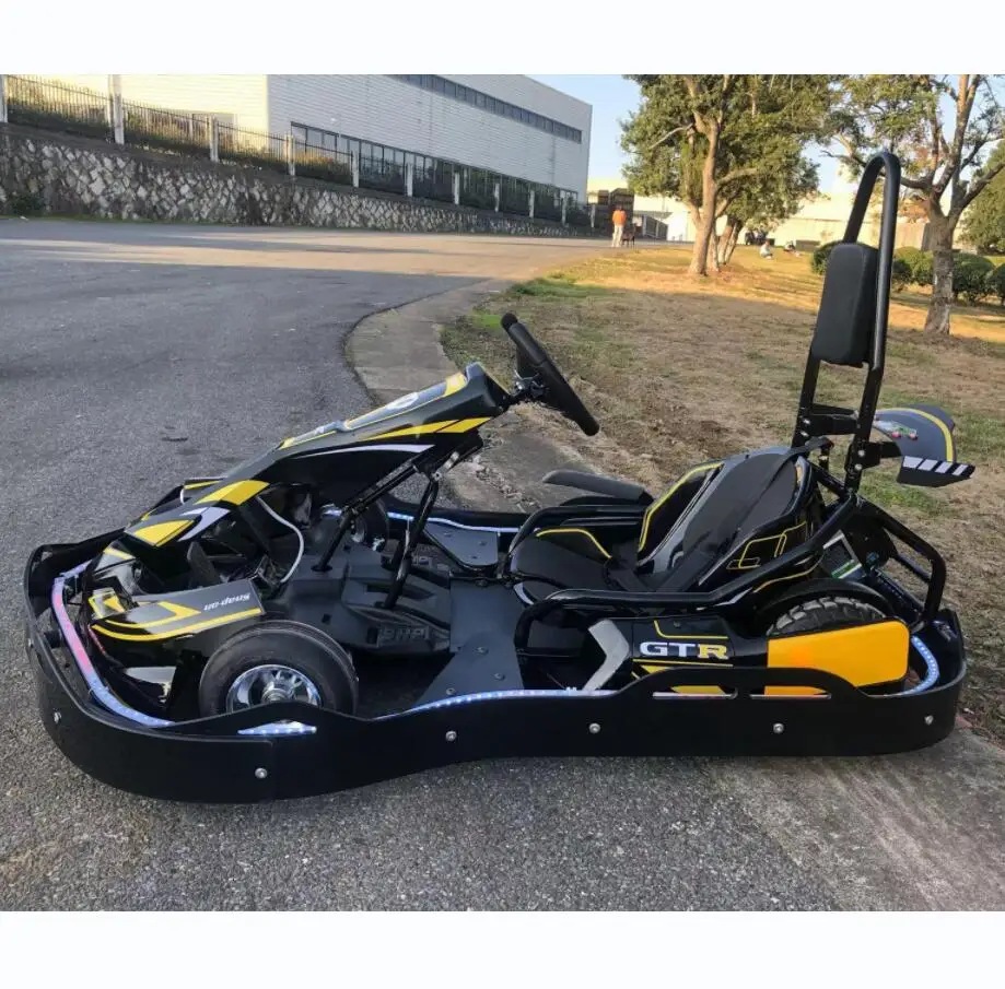 Cheap HLF BS-10 Electric Racing Go Kart 52v 36V 8ah 14ah Lithium Battery 25-60KM/H 300KGS Load Capacity Outdoor Durable Tube