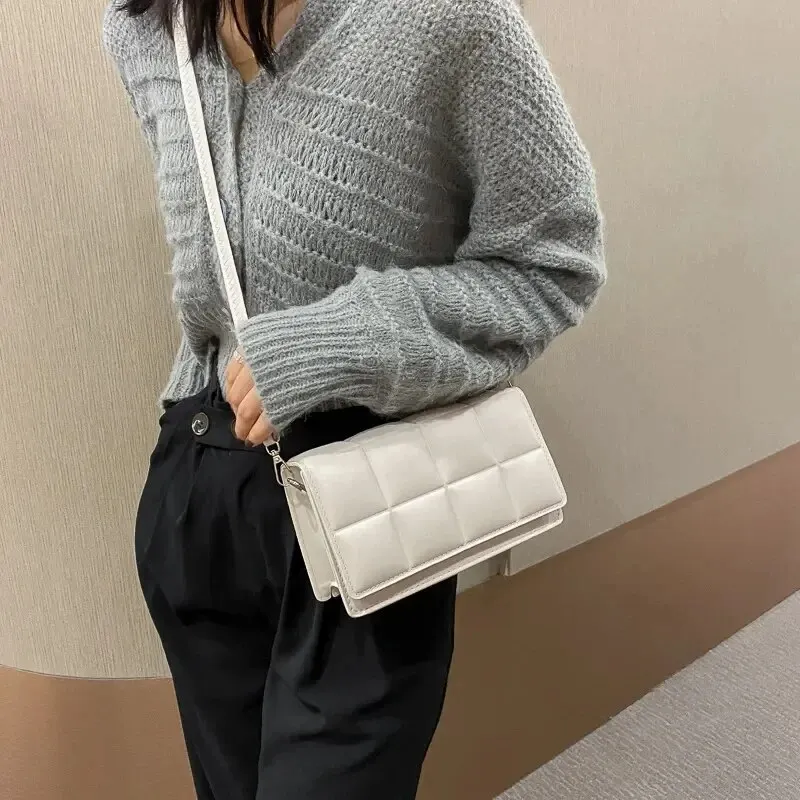 Petit sac à main en cuir PU pour femme, sac à bandoulière, poignée classique, créateur de marque de mode, initié, tendance